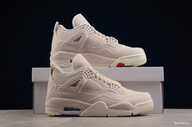 Cheap BK blank canvas dq4909-100 jordan (w) retro 4 1129